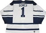 Johnny Bower Toronto Maple Leafs Autographed Replica Jersey