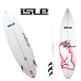 6'6 ISLE SHORTBOARD RED STRIPPER
