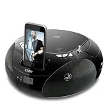 Buy COBY CSMP142BLK Portable CD Player with AM FM Radio and iPod Dock 