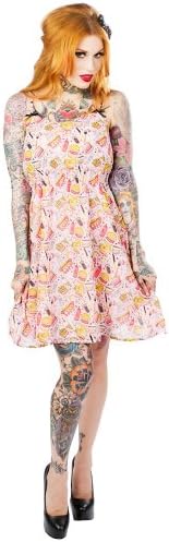 Women's Sourpuss Clothing Shake & Shimmy Dress Pink S
