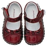 Pediped Originals * Isabella -- Red Patent * Soft Leather-Soled Shoes! Large (US size: 5.5 -6 / 18-24 months / EU Size 21)