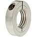 Climax Metal One-Piece Clamping Shaft Collar, Threaded Bore, Recessed Screw Head, Stainless Steel 303