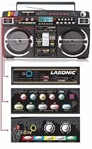 Lasonic i931 - Boombox with iPod cradle - radio / SD/MMC digital player / USB flash player - MP3