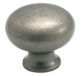 Amerock BP771-WN Traditional Classic Legacy 1-1/4-Inch Diameter Knob, Weathered Nickel