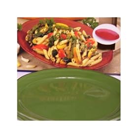 Buy Sabatier 14 inch Oval Serving Platter Green