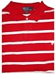 Men's Polo By Ralph Lauren Big and Tall Short Sleeve Polo Shirt Red with White Stripes