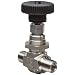 Parker NP6 Series Stainless Steel 316 Needle Valve, Inline, Hand Wheel, PCTFE Tipped Stem, NPT Male