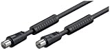 Wentronic BKM 1000 B Koaxial Anschluss Kabel 10 m schwarz