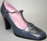Produkt-Bild: DAVID BRAUN Spangenpumps Leder grau