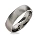 Jewelry : 5mm Brushed Stainless Steel Wedding Band