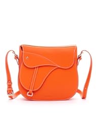 Shoes: SUSU Saddle Bag Crossbody Bags For Women Orange Leather Purse