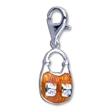 Hobo Purse 925 Sterling Silver Clasp Charms Pendant