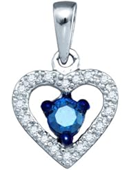 0.27CT DIAMOND HEART PENDANT