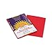 SunWorks 9903 Construction Paper, 58 lbs, 9 x 12, Holiday Red, 50 Sheets/Pack