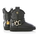 Love from Australia Lammfell Boots "Western" Nappaleder, schwarz