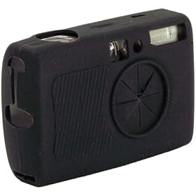 Delkin Snug-It, Silicone Digital Camera Skin for the Sony Cyber-Shot W50, W55 and W70, Black, with... by Delkin