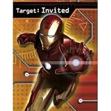 Iron Man Invitations, 8ct