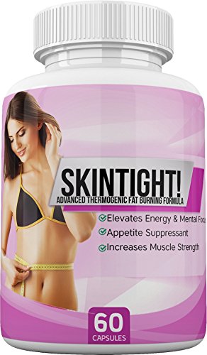 SkinTight! - Advanced Thermogenic Fat Burning Formula - Elevates Energy and Mental Focus - Appetite Suppressant - Increase Muscle Strength
