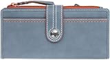 Fossil Wallet - Weekender Checkbook Clutch (Color: Blue)