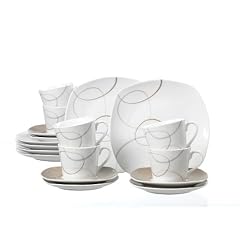 Ritzenhoff & Breker  595192 Kaffeeservice Alina Marron, 18-teilig