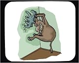Mouse Pad with humor, moose, stuck, animal, funny
