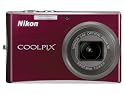 Nikon Coolpix S710 14.5MP Digital Camera with 3.6x Wide Angle Optical Vibration Reduction (VR) Zoom (Deep Red)