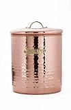 Hammered D&eacute;cor Copper Cookie Jar, 4 Qt.