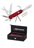 Eigenschaften Wenger  / Wenger Schweizer Taschenmesser, Modell Classic 18, 10-teilig mit schöner Wenger Lederbox