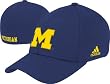 Michigan Wolverines adidas Basic Logo Flex Fit Hat