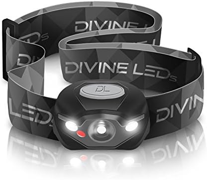 Ultra BRIGHT LED Headlamp - Fully Adjustable - Includes Red Beam - Fully Dimmable - Strobe Light - 100% Water Resistant - Perfect for: Camping, Running, Fishing, Reading, Hunting, DIY & Much More