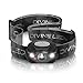 Ultra BRIGHT LED Headlamp (with LIFETIME WARRANTY)- 200% More Comfortable with EXTENDED Battery Life - Fully Adjustable - Includes Red Beam - Fully Dimmable - Strobe Light - 100% Water Resistant - Perfect for: Camping, Running, Fishing, Reading, Hunting, DIY & Much More - Now With a Lifetime Warranty --3*AAA Batteries Included-- Divine LEDs