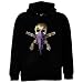 Hardcore Skull w/ Guns and Bandana Alchemy England Hoodie Sweatshirt, Medium, Navy