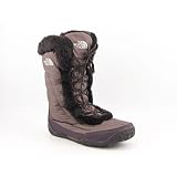 Womens The North Face Nuptse Fur Boot IV BrownSize