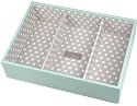 Stackers Stacking Jewelry Box in Pale Blue - Medium Size - Deep Section with 3 Compartment