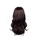 Kamo Dark Brown Charming Long Wavy Hair Wig + Wig Cap