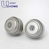 2個同一セット(テール横向き専用)SHOWA WXキー TLSP キー4本付属　鍵 交換 取替え 対応可能シリンダー：MIWA LSP、TOSTEM(楕円型+丸型) など