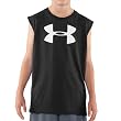 Boys’ UA Tech™ Big Logo Sleeveless T-Shirt Tops by Under Armour
