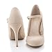 Almond Toe Mary Jane Stiletto Heel Classic Dress Pumps