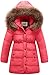 ZOEREA Big Girls' Winter Parka Coat Puffer Jacket Padded Overcoat with Fur Hood