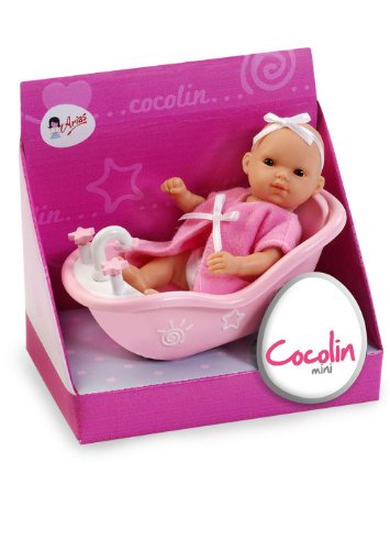 Imagen 1 de Muñecas Arias Muñeco 15 Cm Mini-Cocolin con Bañera