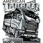 American Trucker T-shirt, Truck Driver T-shirts, Small, Lt Blue