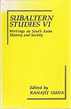Subaltern studies : writings on South Asian history