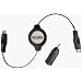Cables Unlimited ZIP-AUDIO-SVK ZipLinq Retractable S-Video Cable with RCA Adapter Kit