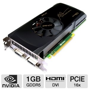 PNY XLR8 GeForce GTX 560 Ti 1024MB GDDR5 PCI-Express 2.0 DVI-I+DVI-I+HDMI mini Graphics Card VCGGTX560TXPB