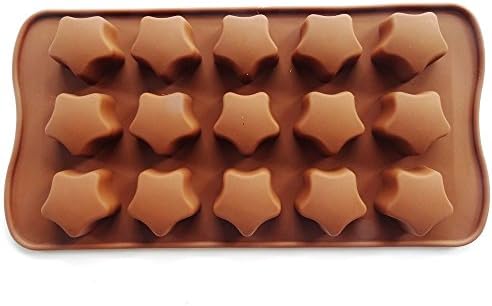 Ainest New Silicone Chocolate Cake Biscuit Candy Decorating Mould Mold Jelly Baking Pan M7 STAR
