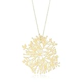 Nervous System Algal Bloom Gold-Plated Necklac