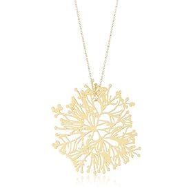 Nervous System Algal Bloom Gold-Plated Necklace