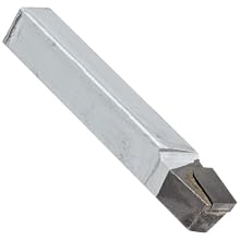 American Carbide Tool Carbide-Tipped Tool Bit for Lead Angle Turning, Right Hand, C4 Grade, 0.5" Square Shank, BR 8 Size