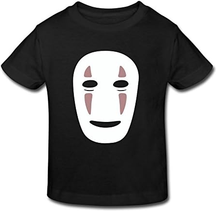 Toddler Spirited Away No Face Mask Symbolism 100% Cotton Unisex T-shirt 2-6