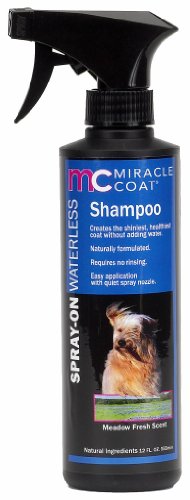 Miracle Coat Spray-On Waterless Shampoo for Dogs 12-Ounce